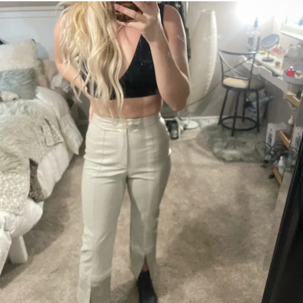 LEATHER PANTS - Picture 3 of 13